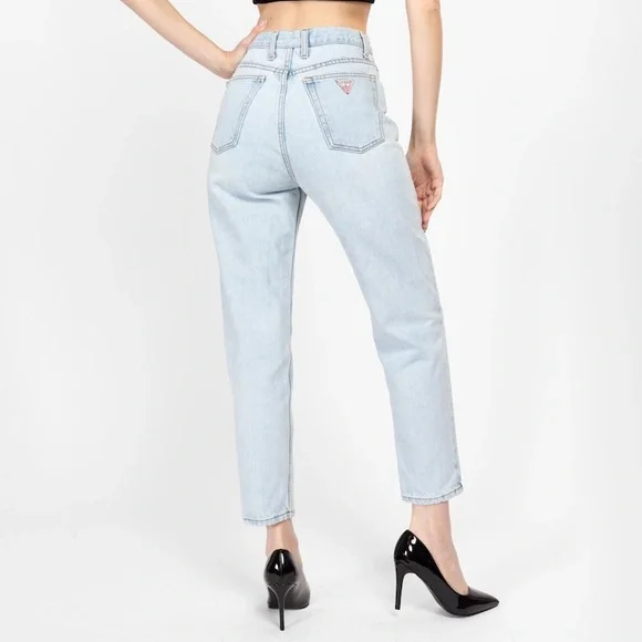 Guess | Light Wash Mom Jeans - Picture 2 of 11